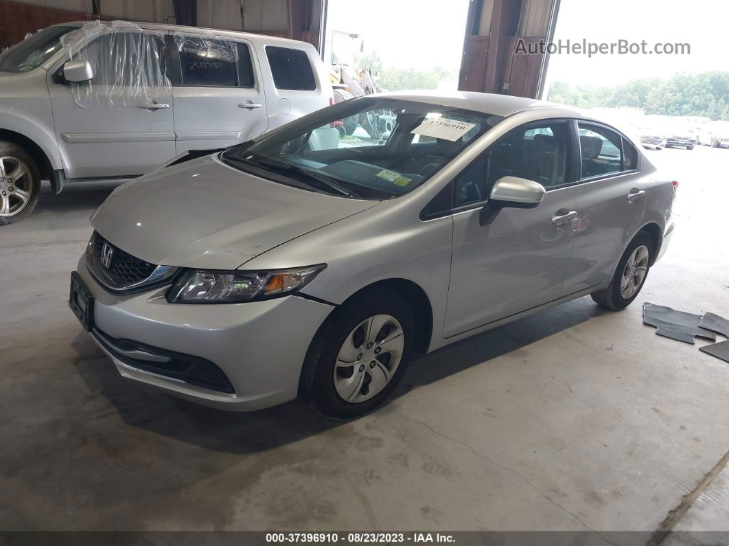 2014 Honda Civic Sedan Lx Silver vin: 19XFB2F58EE225655