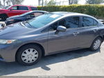 2014 Honda Civic Lx Gray vin: 19XFB2F58EE227003