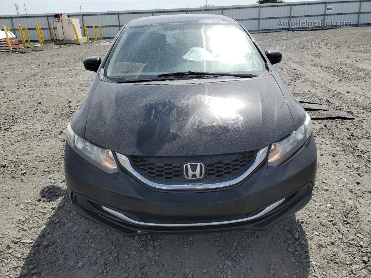 2014 Honda Civic Lx Black vin: 19XFB2F58EE234422