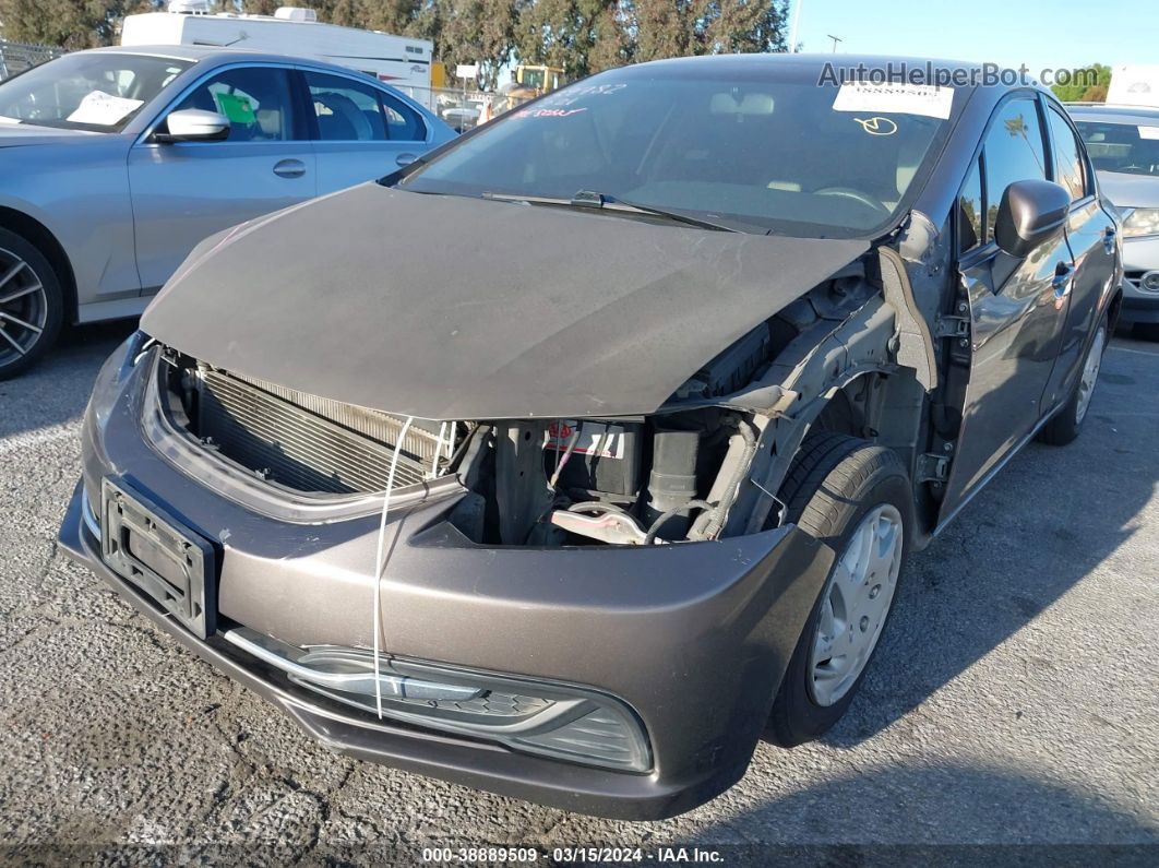 2014 Honda Civic Lx Gray vin: 19XFB2F58EE260194