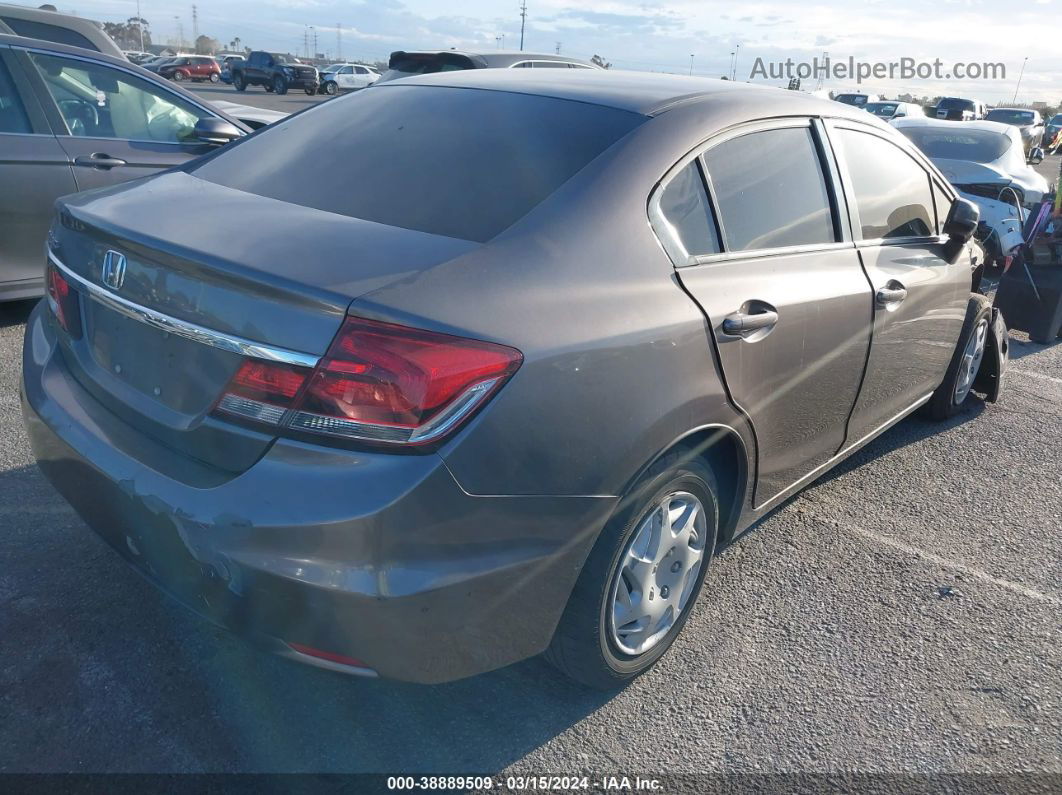 2014 Honda Civic Lx Gray vin: 19XFB2F58EE260194