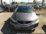 2014 Honda Civic Sedan Lx Gray vin: 19XFB2F58EE275231