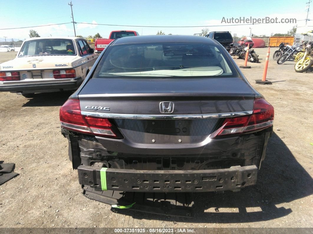 2014 Honda Civic Sedan Lx Gray vin: 19XFB2F58EE275231