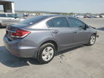 2015 Honda Civic Lx Gray vin: 19XFB2F58FE005191