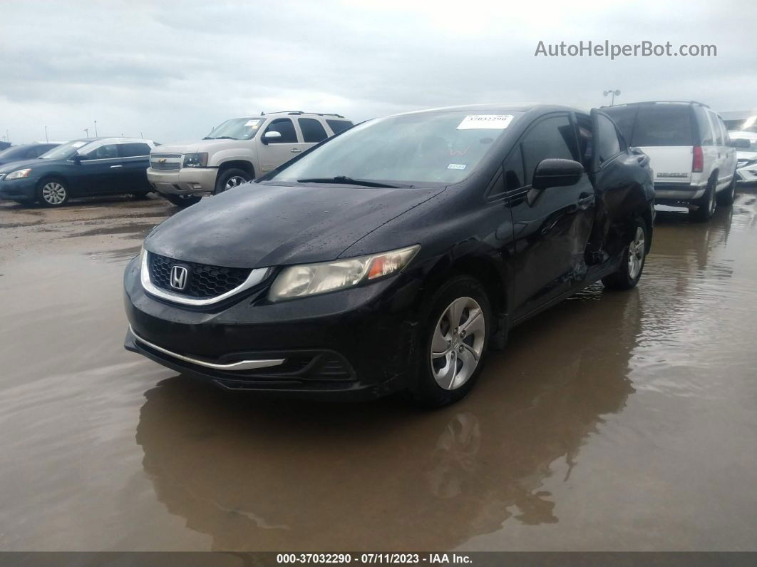 2015 Honda Civic Sedan Lx Черный vin: 19XFB2F58FE005644