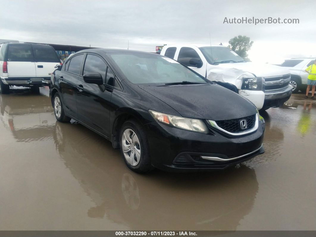 2015 Honda Civic Sedan Lx Black vin: 19XFB2F58FE005644