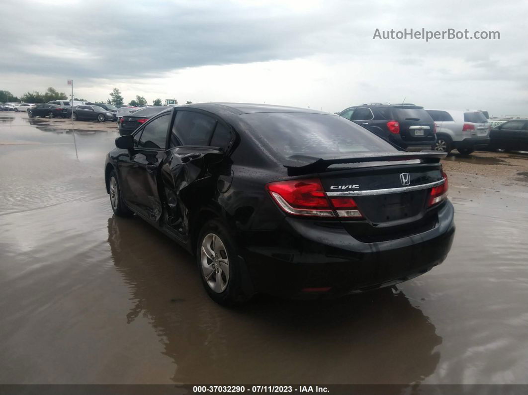 2015 Honda Civic Sedan Lx Black vin: 19XFB2F58FE005644