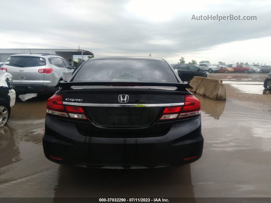 2015 Honda Civic Sedan Lx Black vin: 19XFB2F58FE005644