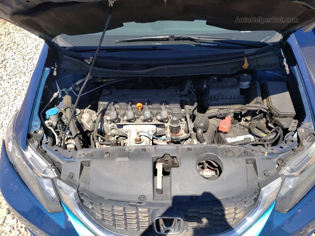 2015 Honda Civic Lx Blue vin: 19XFB2F58FE007829