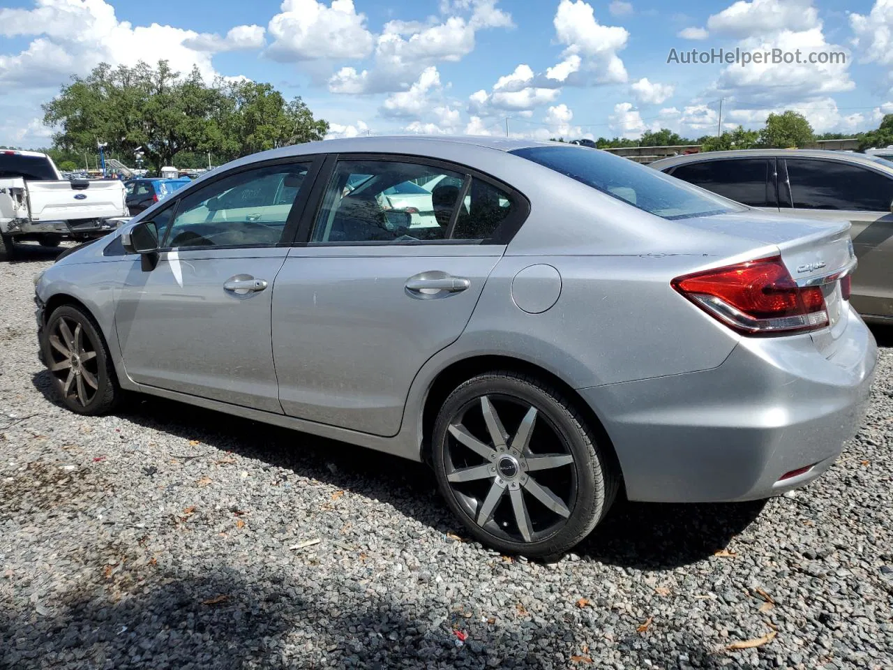 2015 Honda Civic Lx Silver vin: 19XFB2F58FE051085