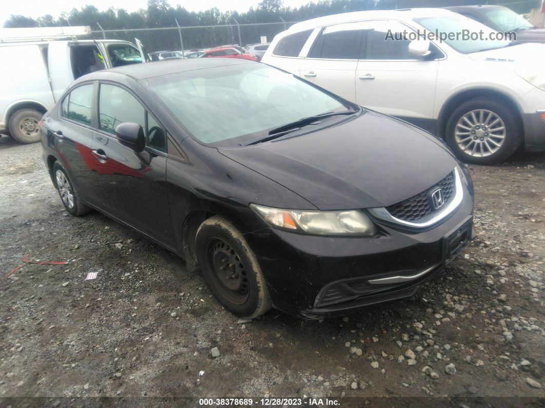 2015 Honda Civic Lx Black vin: 19XFB2F58FE062913