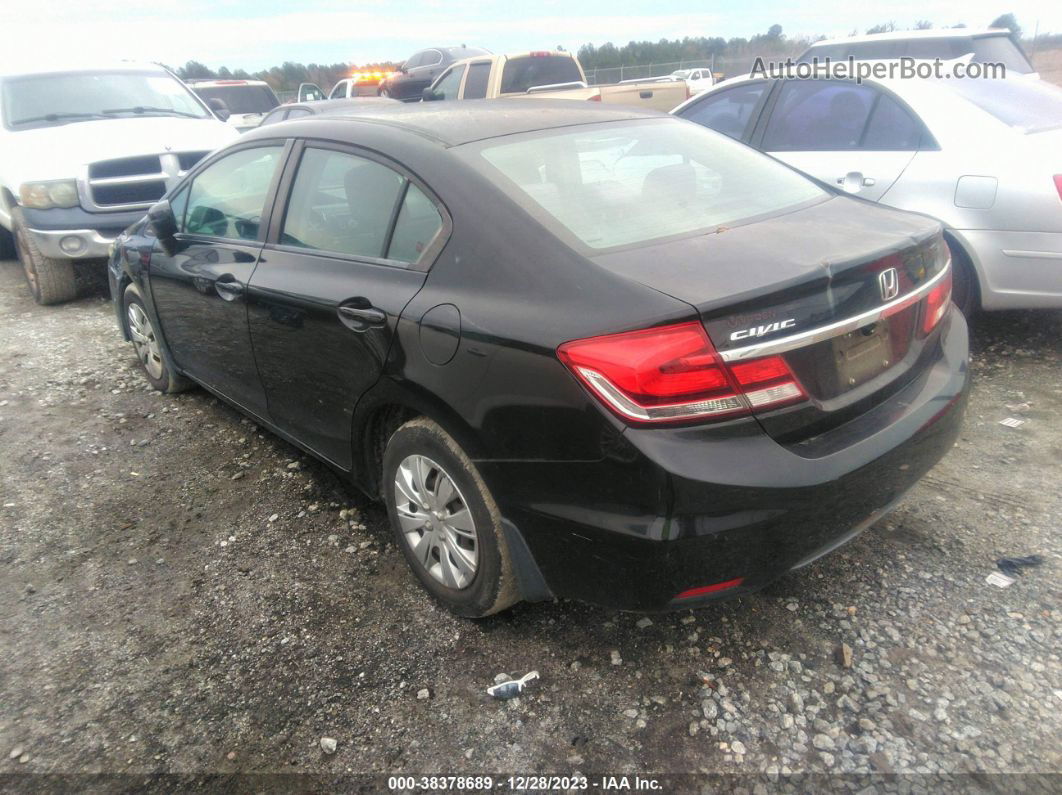 2015 Honda Civic Lx Black vin: 19XFB2F58FE062913