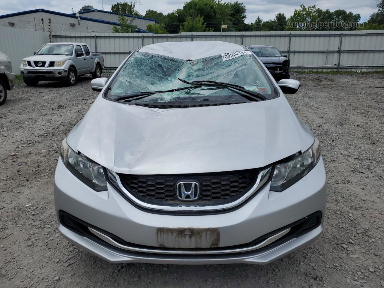 2015 Honda Civic Lx Silver vin: 19XFB2F58FE226676