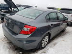 2012 Honda Civic Lx Серый vin: 19XFB2F59CE018219