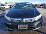 2012 Honda Civic Lx Black vin: 19XFB2F59CE066898