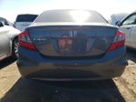 2012 Honda Civic Lx Gray vin: 19XFB2F59CE071549