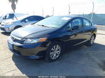 2012 Honda Civic Lx Black vin: 19XFB2F59CE309898