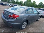 2013 Honda Civic Lx Gray vin: 19XFB2F59DE036561