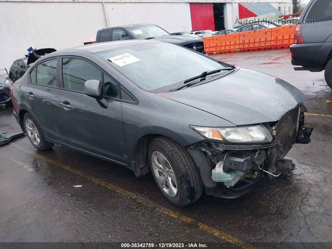 2013 Honda Civic Lx Green vin: 19XFB2F59DE239837