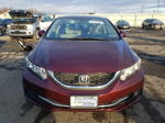 2013 Honda Civic Lx Темно-бордовый vin: 19XFB2F59DE257156