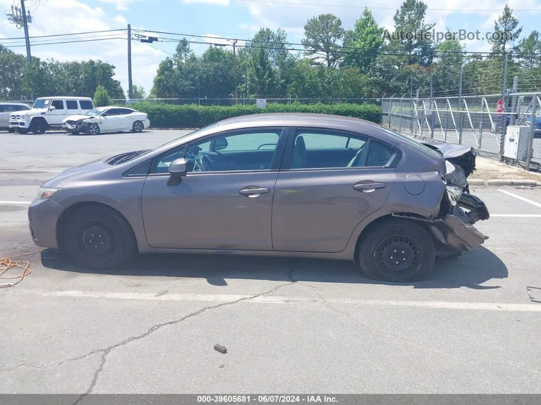 2013 Honda Civic Lx Серый vin: 19XFB2F59DE291467