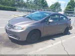 2013 Honda Civic Lx Gray vin: 19XFB2F59DE291467