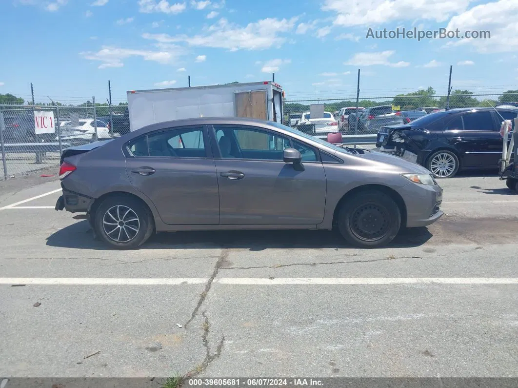 2013 Honda Civic Lx Gray vin: 19XFB2F59DE291467