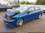 2014 Honda Civic Lx Blue vin: 19XFB2F59EE002976