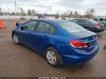 2014 Honda Civic Lx Blue vin: 19XFB2F59EE002976