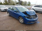 2014 Honda Civic Lx Blue vin: 19XFB2F59EE002976