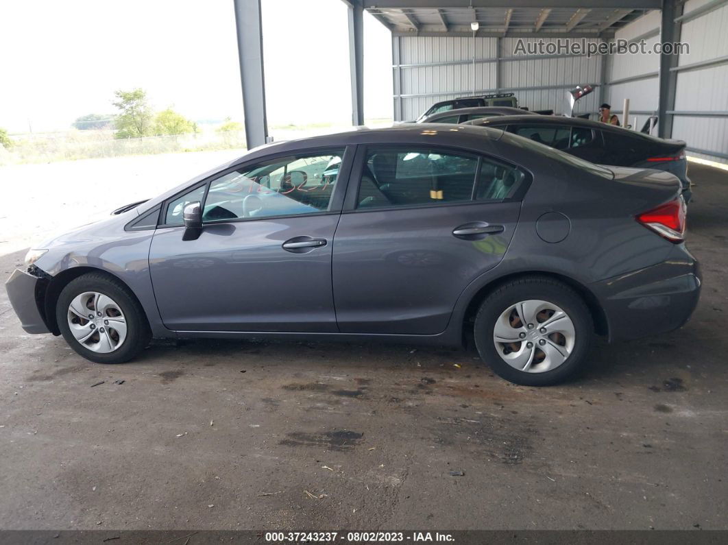 2014 Honda Civic Sedan Lx Gray vin: 19XFB2F59EE020684