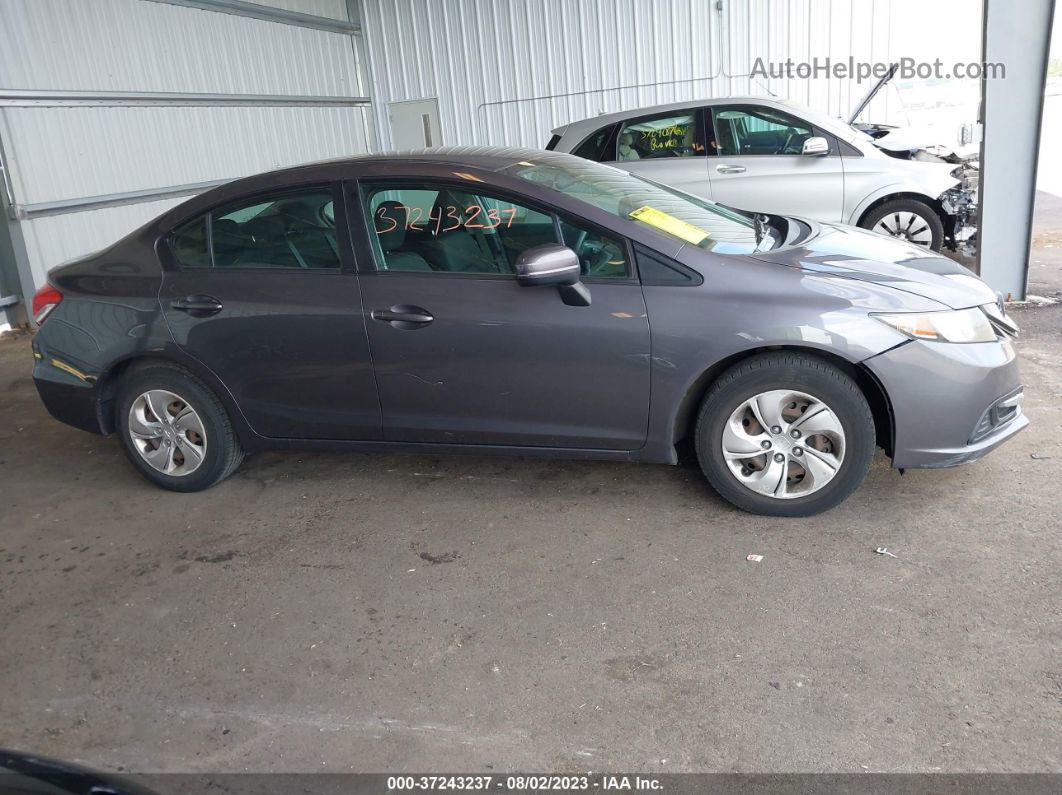 2014 Honda Civic Sedan Lx Gray vin: 19XFB2F59EE020684