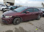 2014 Honda Civic Lx Темно-бордовый vin: 19XFB2F59EE022791