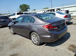 2014 Honda Civic Lx Brown vin: 19XFB2F59EE022824