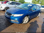 2014 Honda Civic Lx Blue vin: 19XFB2F59EE040188