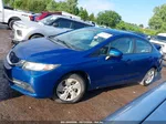 2014 Honda Civic Lx Blue vin: 19XFB2F59EE040188