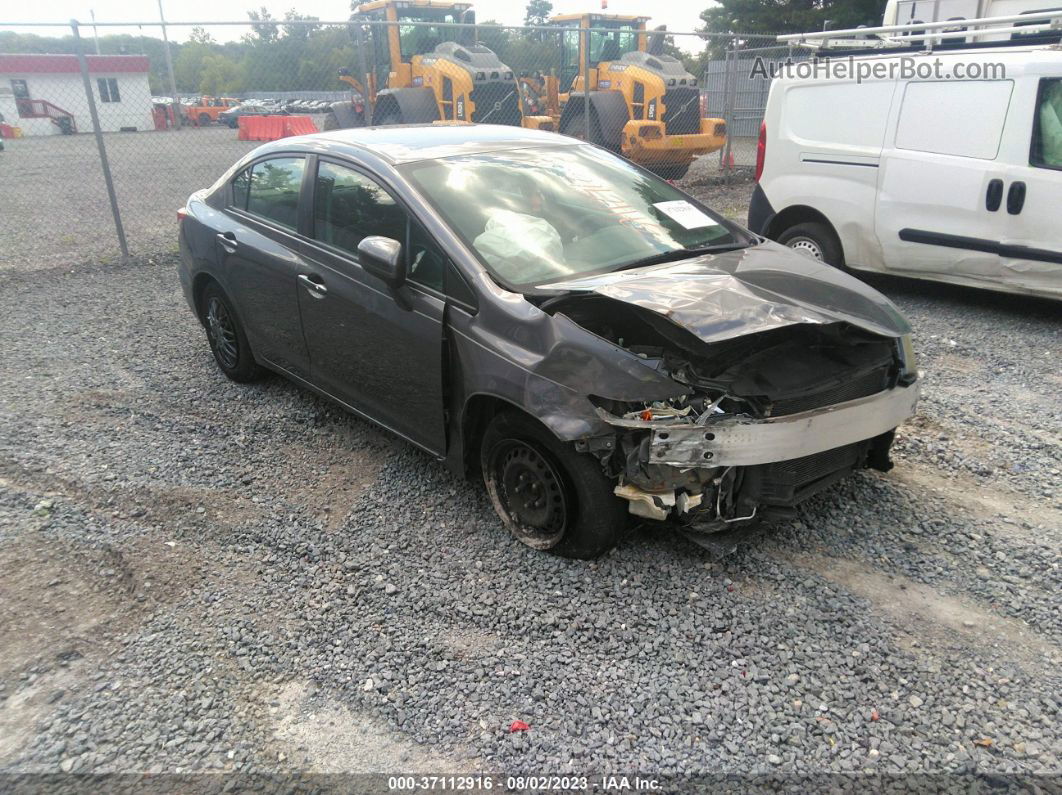 2014 Honda Civic Sedan Lx Gray vin: 19XFB2F59EE046184