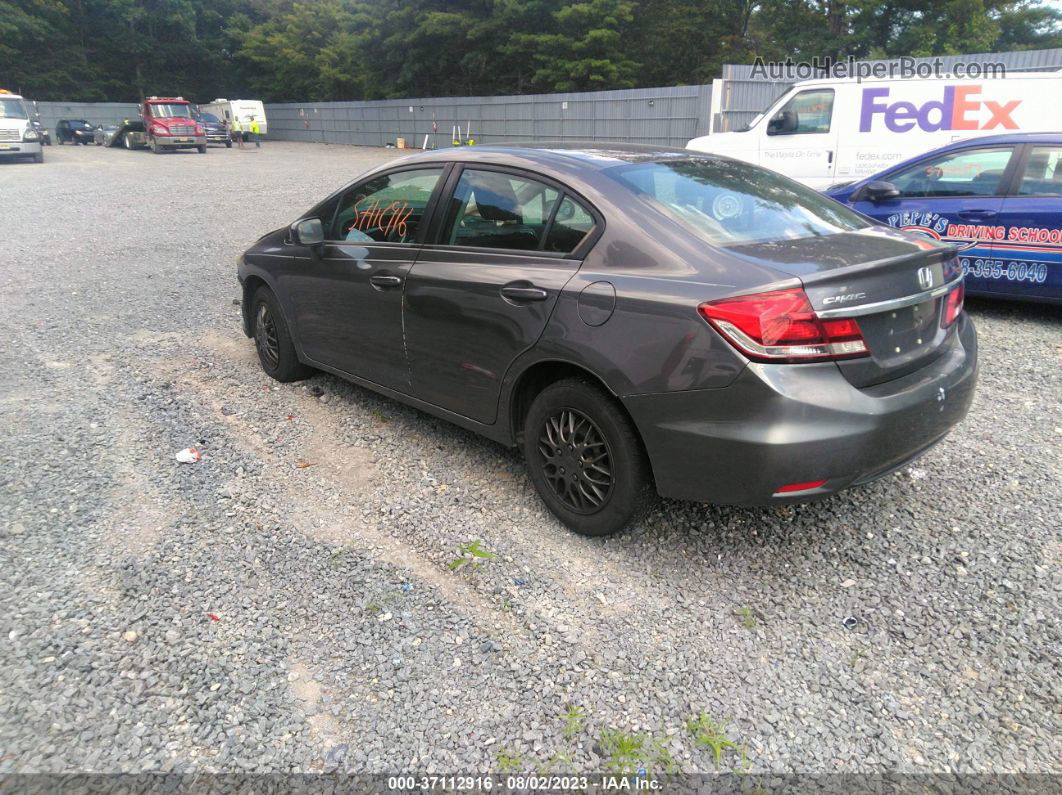 2014 Honda Civic Sedan Lx Gray vin: 19XFB2F59EE046184