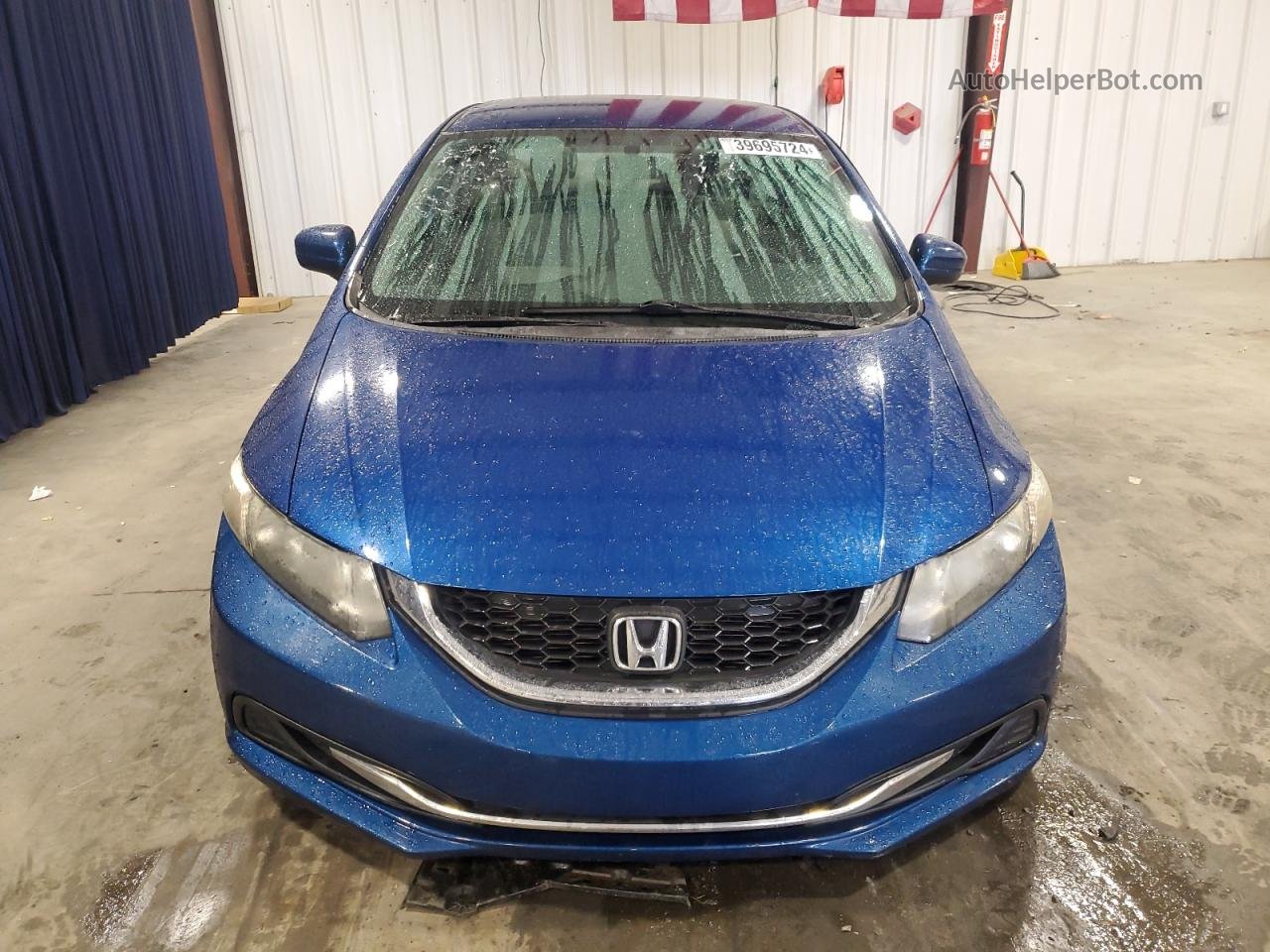 2014 Honda Civic Lx Blue vin: 19XFB2F59EE063471