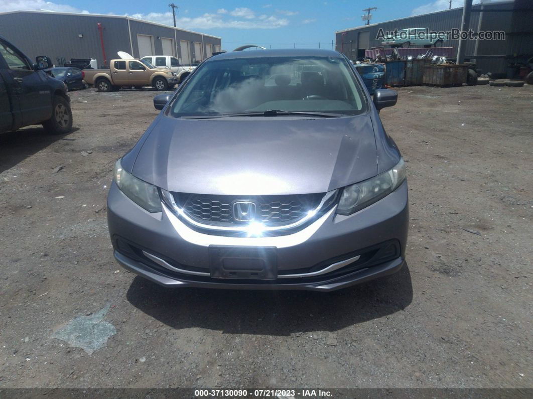 2014 Honda Civic Sedan Lx Gray vin: 19XFB2F59EE072297