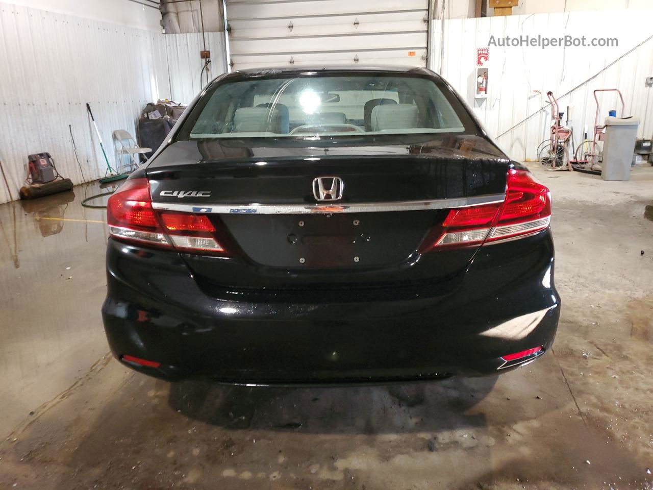 2014 Honda Civic Lx Black vin: 19XFB2F59EE213062