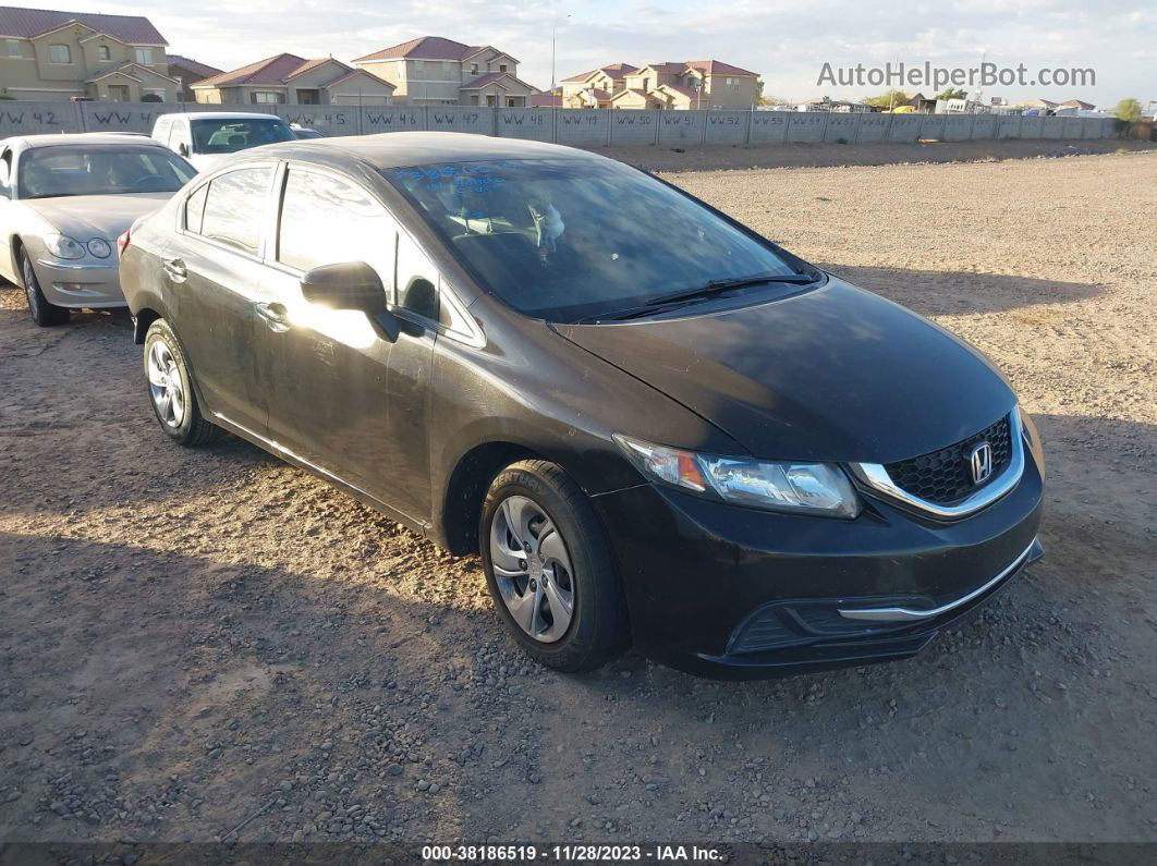 2014 Honda Civic Lx Black vin: 19XFB2F59EE214213