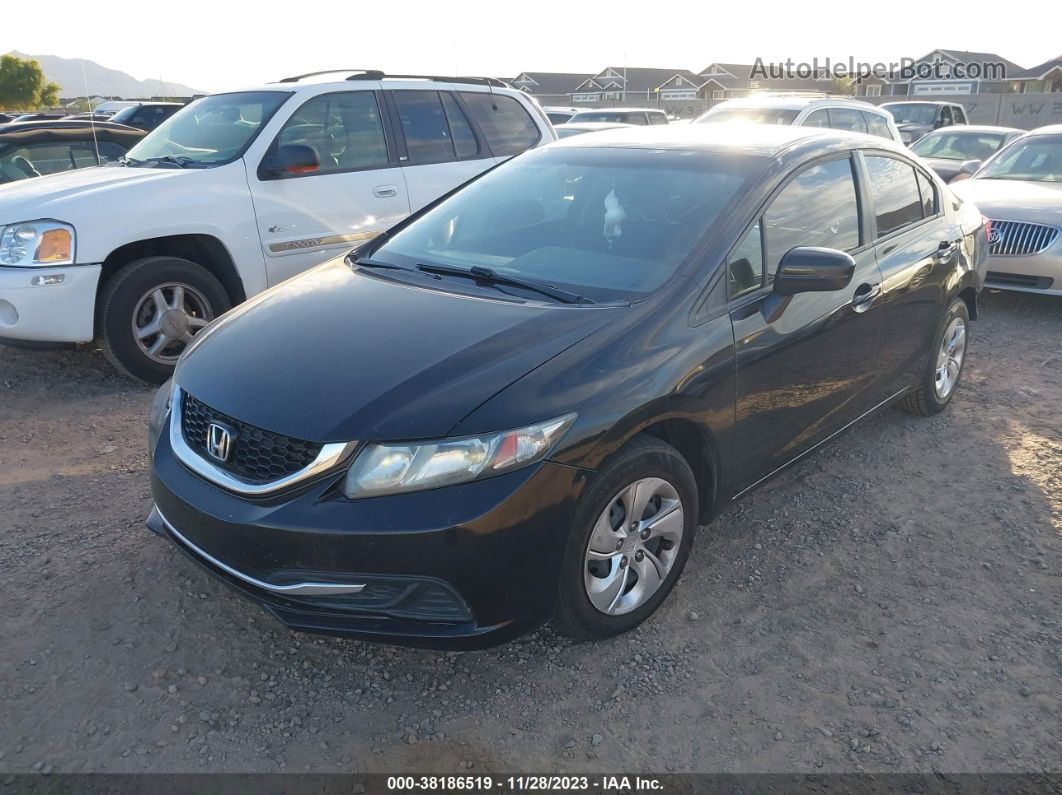 2014 Honda Civic Lx Black vin: 19XFB2F59EE214213