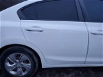 2014 Honda Civic Lx White vin: 19XFB2F59EE228709