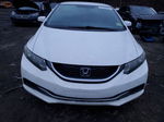 2014 Honda Civic Lx White vin: 19XFB2F59EE228709