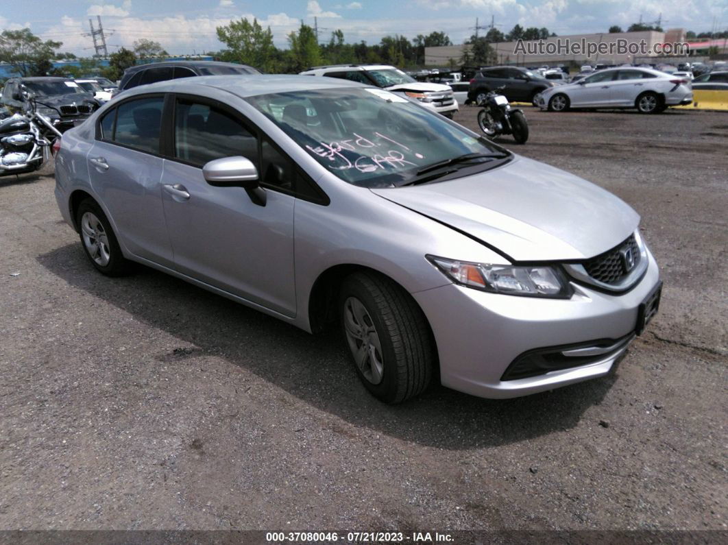 2014 Honda Civic Sedan Lx Silver vin: 19XFB2F59EE259801