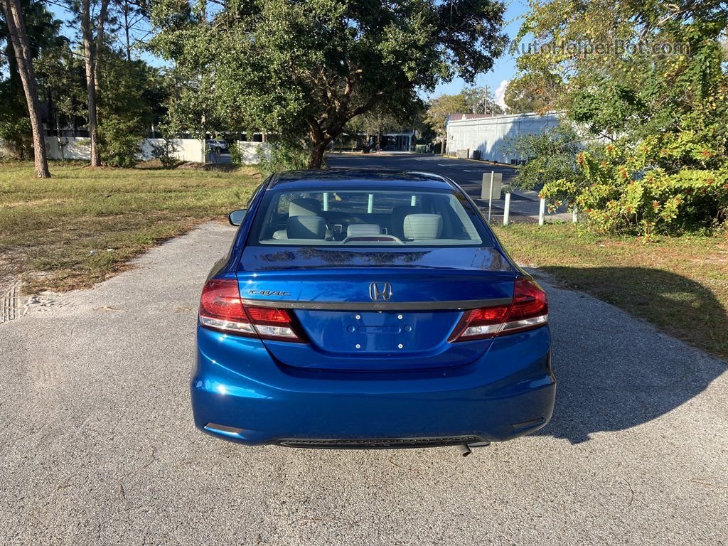 2014 Honda Civic Sedan Lx Blue vin: 19XFB2F59EE262844
