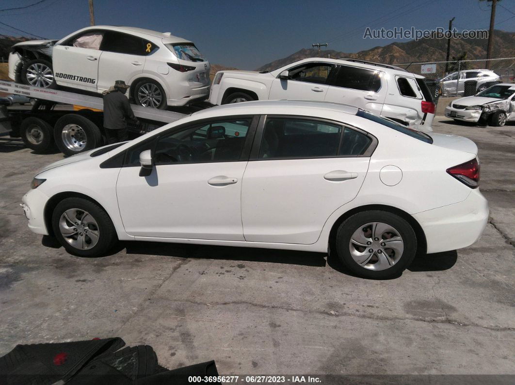 2014 Honda Civic Sedan Lx White vin: 19XFB2F59EE264819