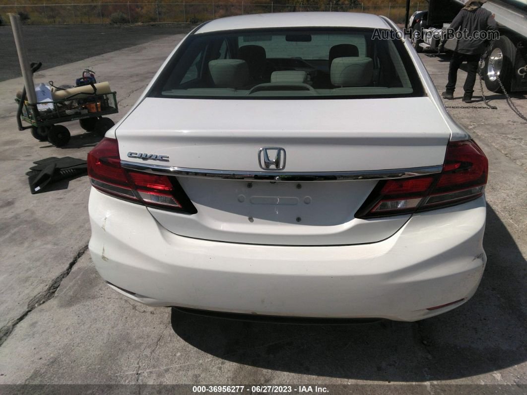 2014 Honda Civic Sedan Lx Белый vin: 19XFB2F59EE264819