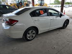 2015 Honda Civic Lx White vin: 19XFB2F59FE001540